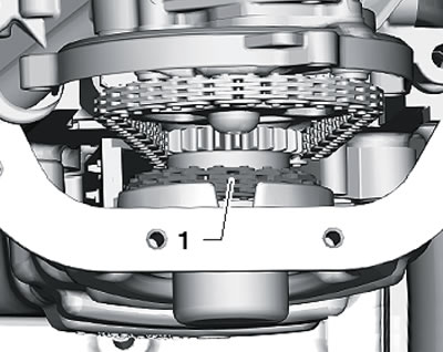 9.31. Положение цепи ГРМ на звёздочке коленчатого…