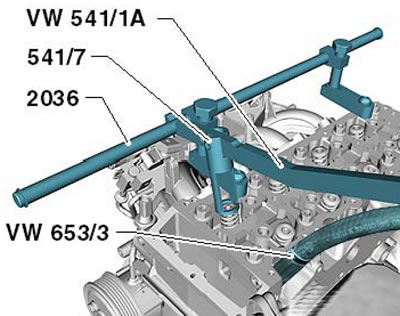 12.9. Снятие маслоотражательного колпачка