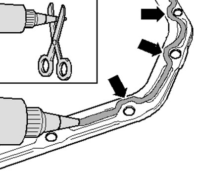 13.8. Схема нанесения герметика