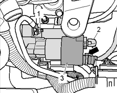 23.15. Соединения проводки стартёра