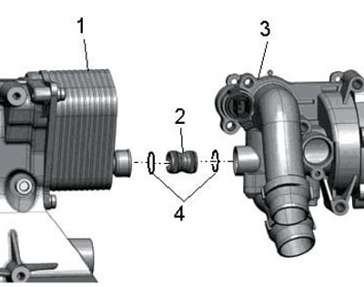 24.23. Соединение водяного насоса со…