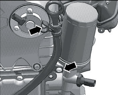 27.8. Крепёж направляющей трубки щупа