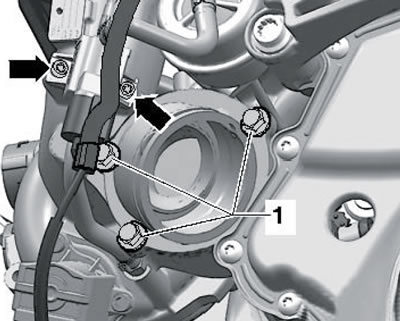 27.9. Крепёж клапана «N75» и опоры…