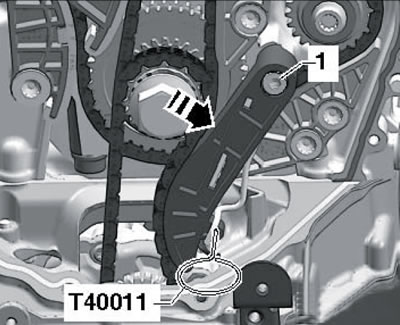 28.7. Снятие цепи масляного насоса