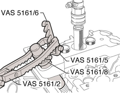 31.24. Приспособления на стороне впуска