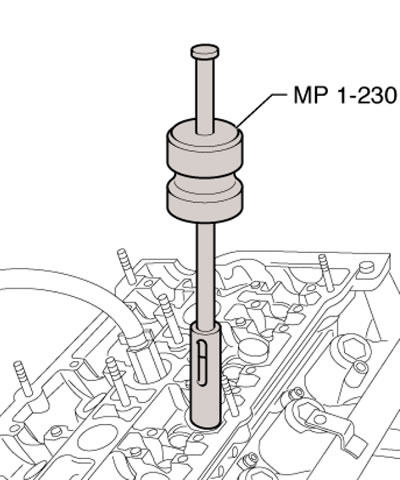 31.26. Снятие маслоотражательного колпачка
