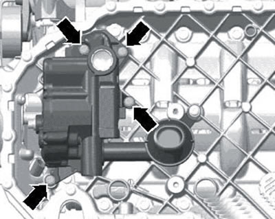 32.14а. Крепёж масляного насоса