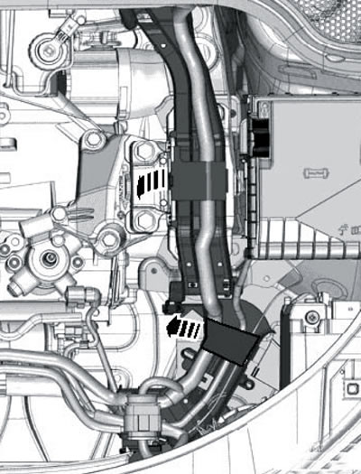 34.26. Направляющие жгута электропроводки