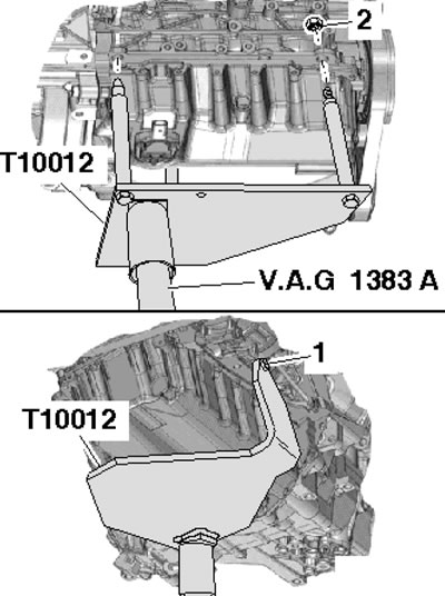 34.36. Опора для подъёма силового агрегата
