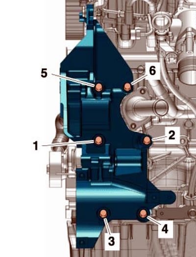 35.14. Болты крепления кронштейна