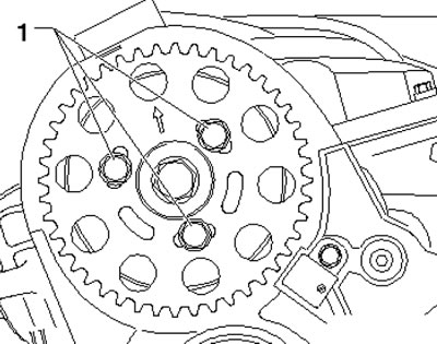36.14. Болты крепления зубчатого колеса…