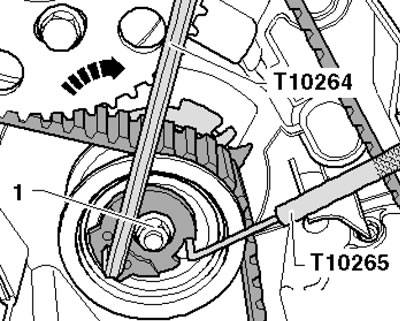 36.17. Снятие приводного ремня