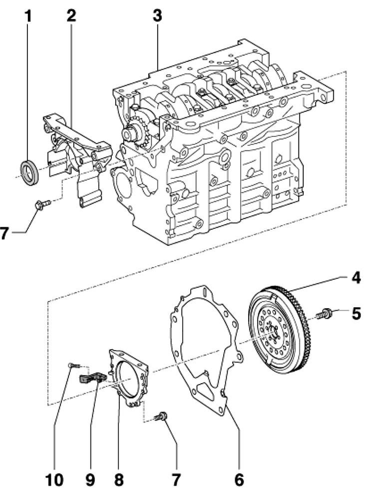 37.1. Детали установки сальников коленчатого…