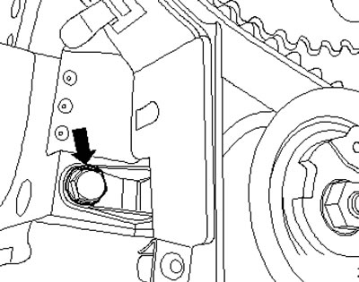 39.19. Болт заднего кожуха ремня ГРМ