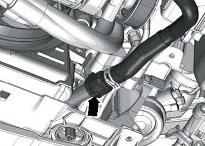 2.3. Нижнее соединение радиатора интеркулера