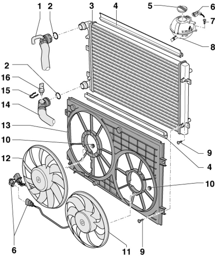 3.17. Детали установки радиатора и его…