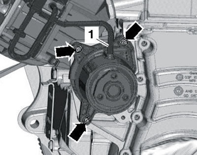 4.7. Демонтиране на помпата за охлаждаща течност