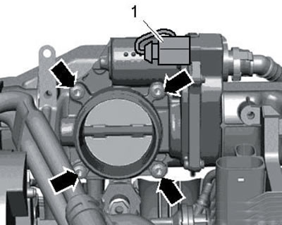 4.23. Конектор и закрепване на модула на дросела
