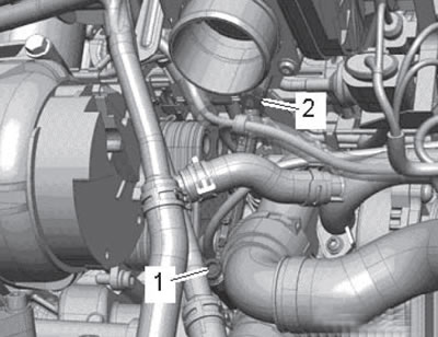 6.12. Крепёж опоры впускного трубопровода.