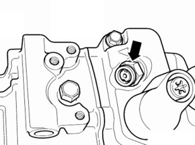 8.5. Предохранительный клапан на компрессоре.