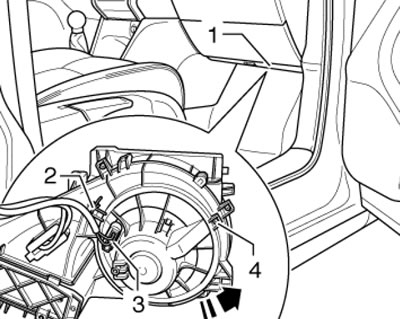 9.4. Снятие вентилятора.