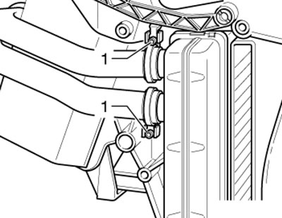 13.6. Соединение трубок ОЖ на радиаторе