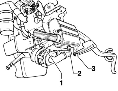 16.4. Снятие выпускной системы