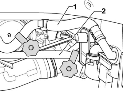16.8. Шланги ОЖ на дополнительном отопителе