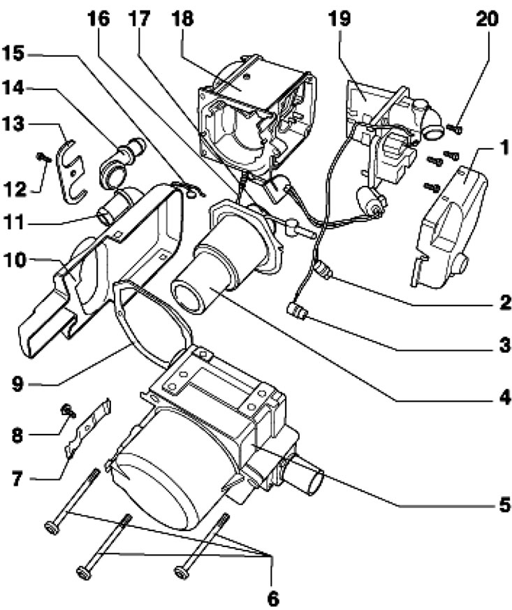 16.12. Детали сборки дополнительного отопителя 1.…
