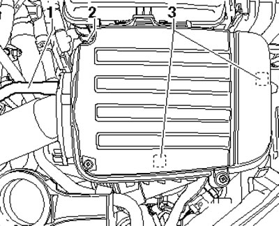 4.4. Вакуумный шланг и крепёж воздухоочистителя