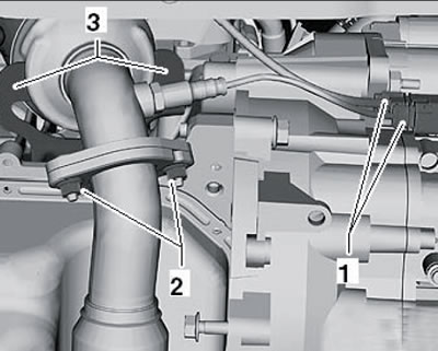 5.9. Снятие каталитического преобразователя