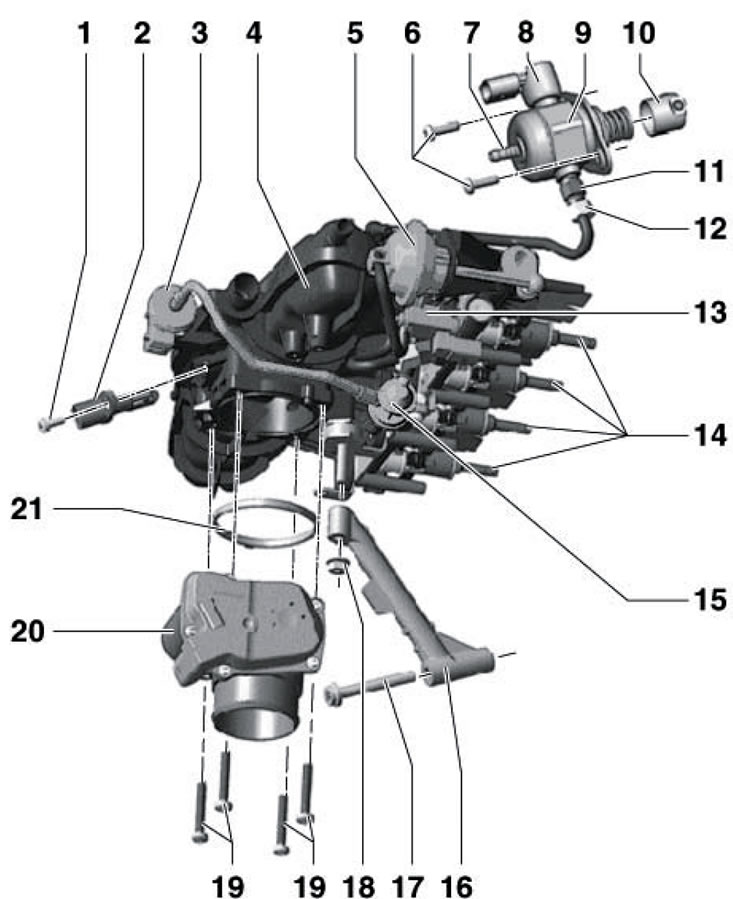7.12. Детали установки впускного трубопровода…