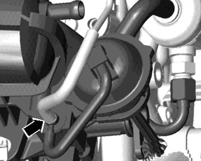 7.22. Вакуумная трубка на клапане N316