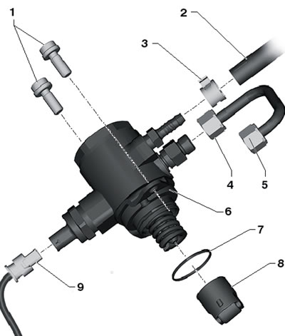 10.1. Детали установки ТНВД двигателя 1.2 л 1.…
