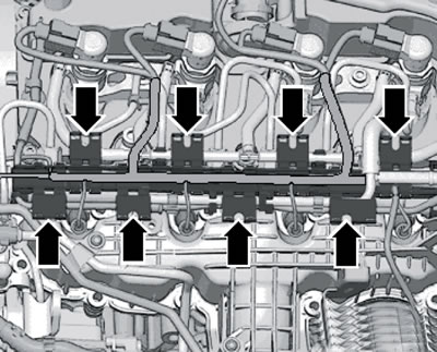 8.5. Фиксаторы кабель-канала проводки свечей…