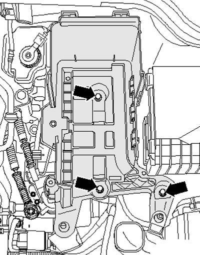 12.3. Крепёж держателя батареи