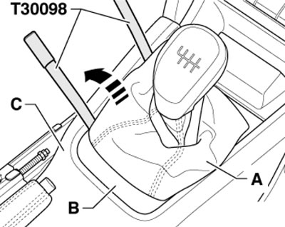 4.2. Отделение пыльника от центральной консоли
