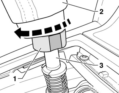 4.3. Снятие рукоятки с пыльником
