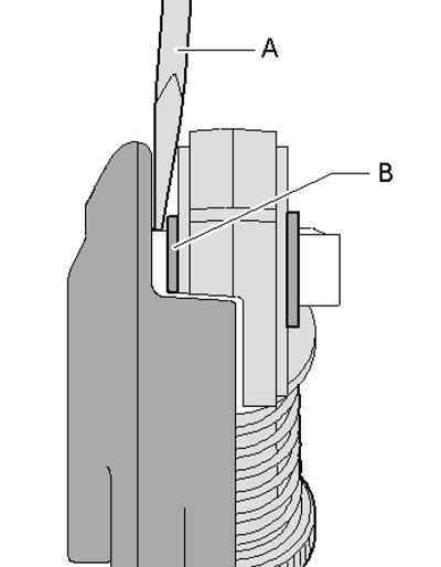 4.11. Снятие наконечника троса выбора передачи
