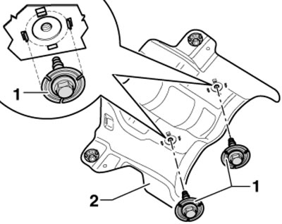4.23. Крепёж термозащитного экрана карданного вала