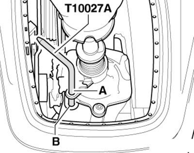4.59. Снятие фиксации тросов
