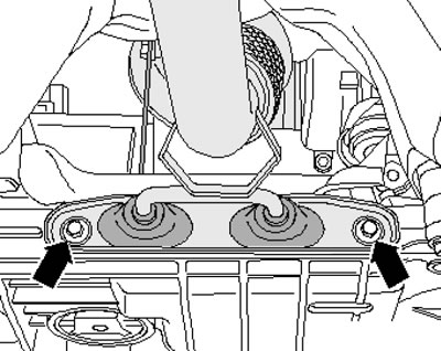 5.14. Крепёж кронштейна выпускной системы