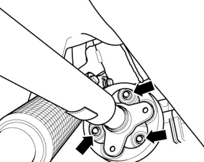 5.15. Крепёж карданного вала на угловой передаче