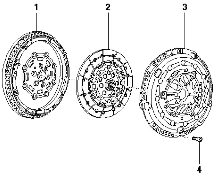 7.1. Компоненты корзины сцепления «LuK» («Sachs»…