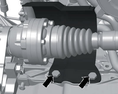 4.13. Крепёж кожуха правого приводного вала
