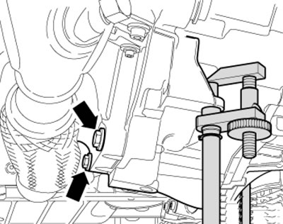 4.21а. Нижние болты крепления DSG (только модели…