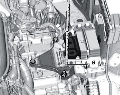 4.23. Размер для опускания DSG