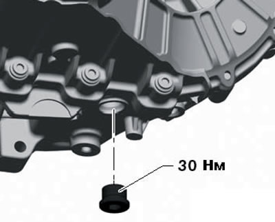 6.2. Пробка сливного отверстия DSG