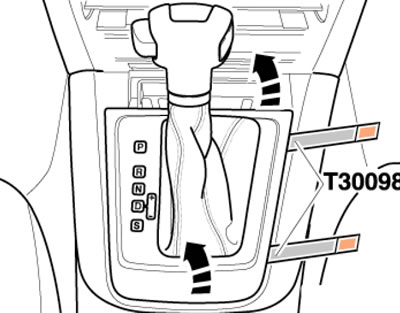 7.3. Отделение накладки от центральной консоли