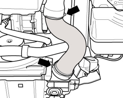 15.16. Правый шланг наддувочного воздуха